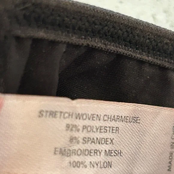 Vintage Victoria’s Secret Black Floral Embroidered Corset Whimsigoth Fairy 90s - Picture 7 of 8